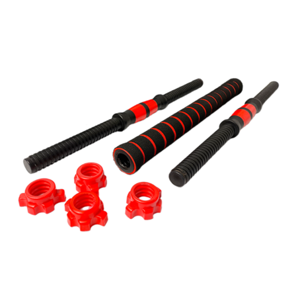 Набор композитных гантелей AMETIST 40 кг с соединительным грифом